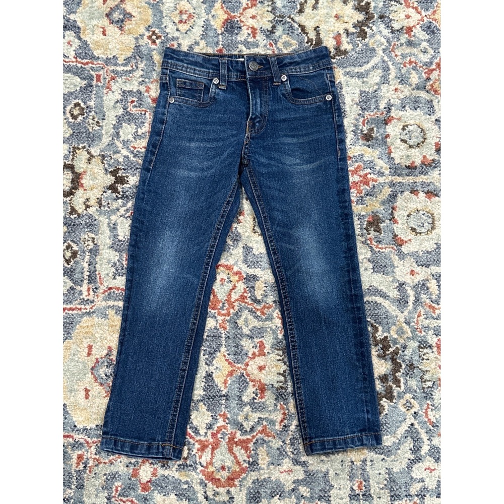 Refinery Republic Jeans Boys Size 6 Blue Adjustable Waist‎ Straight Leg EUC